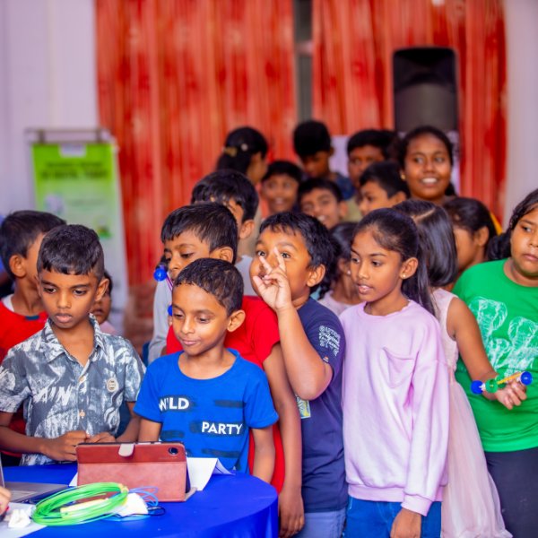 kids smiling with their instructor